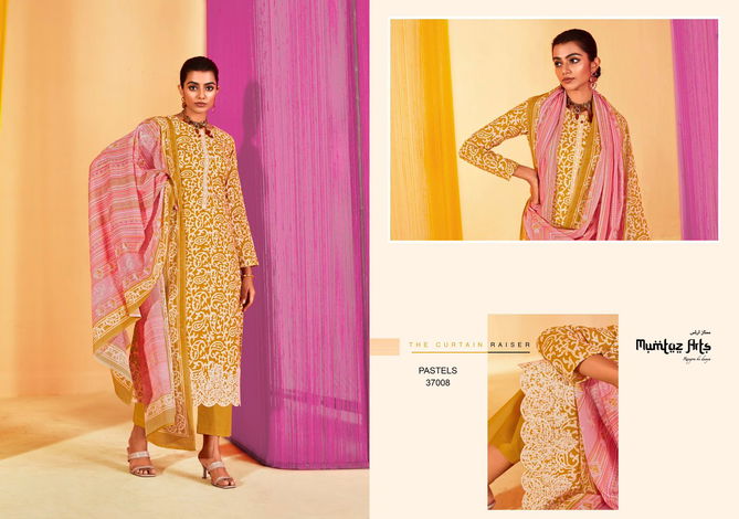 Pastels By Mumtaz Cotton Dress Material Catalog
